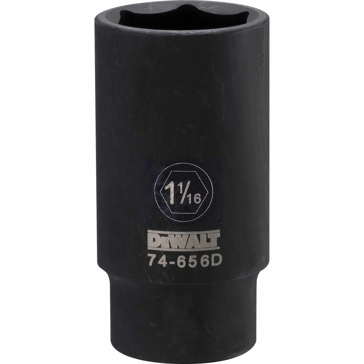 DEWALT 1/2-in. Drive 1-1/16-in. 6-Point Deep Impact Socket, SAE (DWMT74656OSP) - Image 1