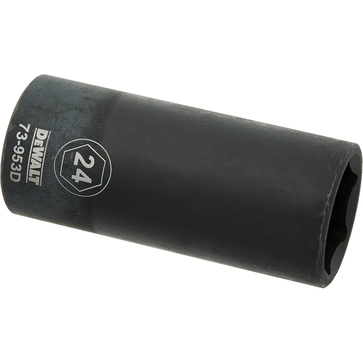DEWALT 1/2 in. Drive 24 mm 6-Point Deep Impact Socket (DWMT73953OSP)