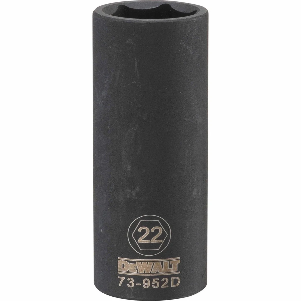 DeWalt 1/2-in. Drive 22 mm 6-Point Deep Impact Socket (DWMT73952OSP)