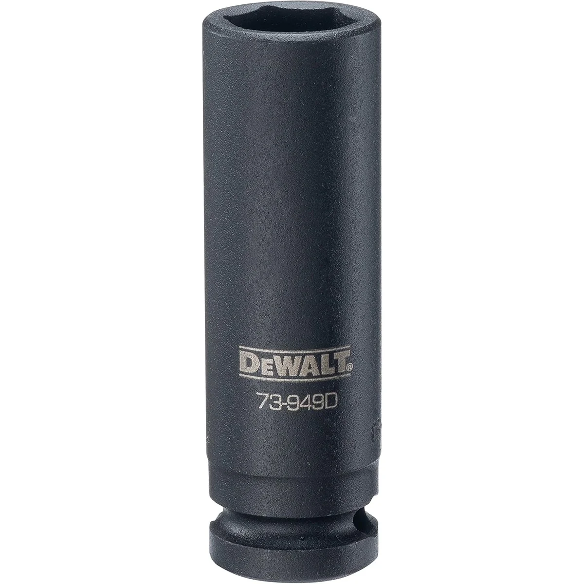 DEWALT 17 mm 1/2-in. Drive 6-Point Deep Impact Socket for Fastener Removal (DWMT73949OSP)
