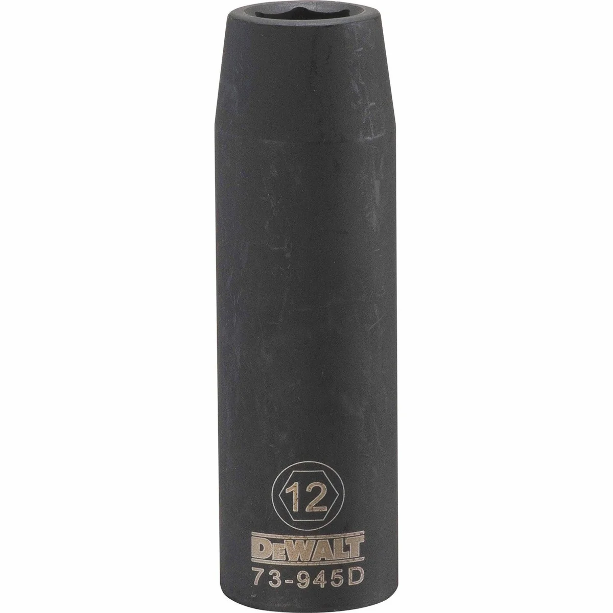 DEWALT 1/2-in. Drive 12 mm 6-Point Deep Impact Socket (DWMT73945OSP)
