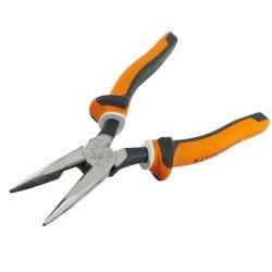 Klein Tools 2038EINS Long Nose Side Cutter Pliers, 8-In Slim Insulated - Image 2