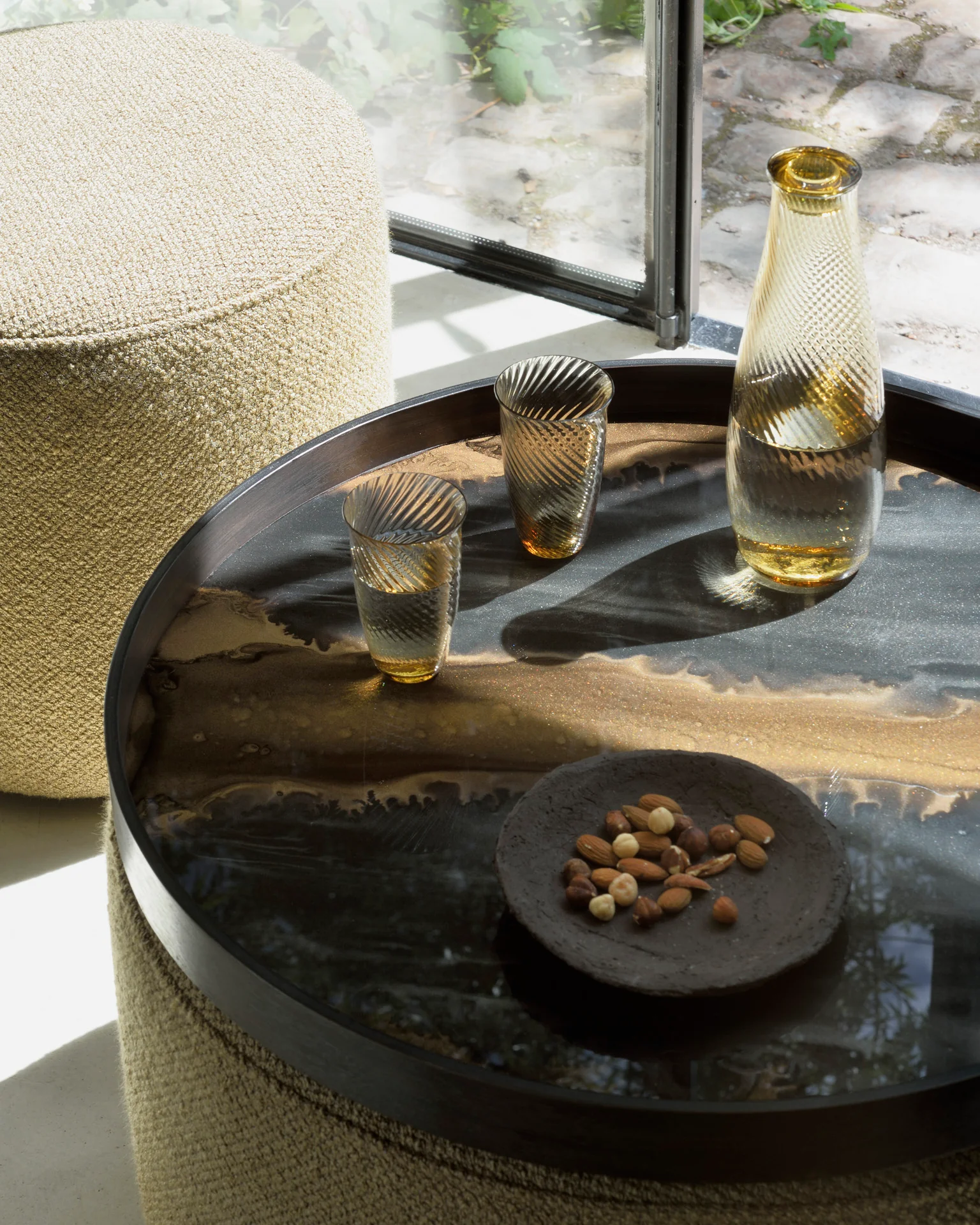 ETHNICRAFT ORGANIC GLASS TRAY | $229.00 - Image 3