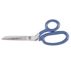 Klein Tools 206LR Bent Trimmer, Large Ring, Blue Coating, 6-Inch - Image 1