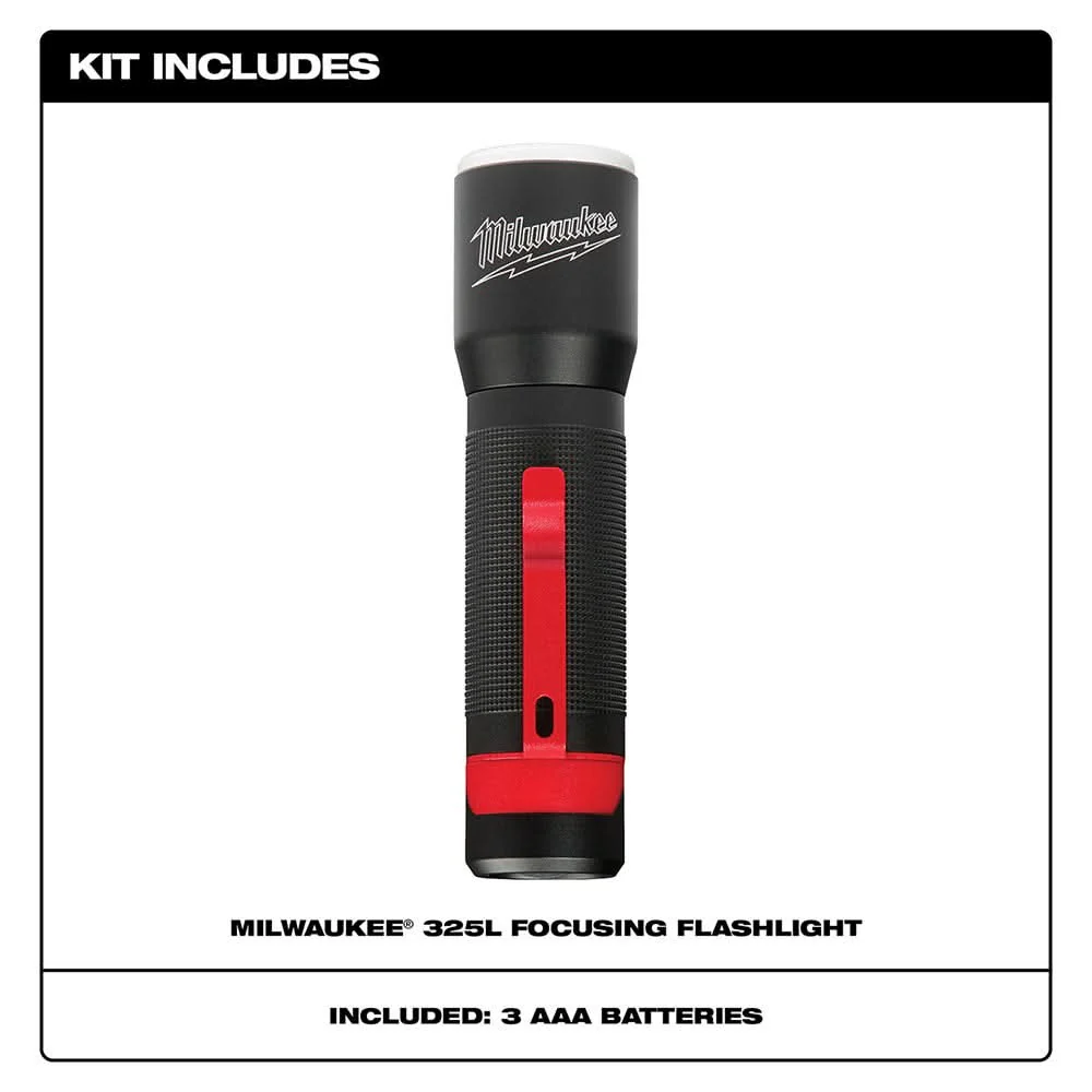 Milwaukee 2107 325-Lumen Focusing Flashlight - Image 2