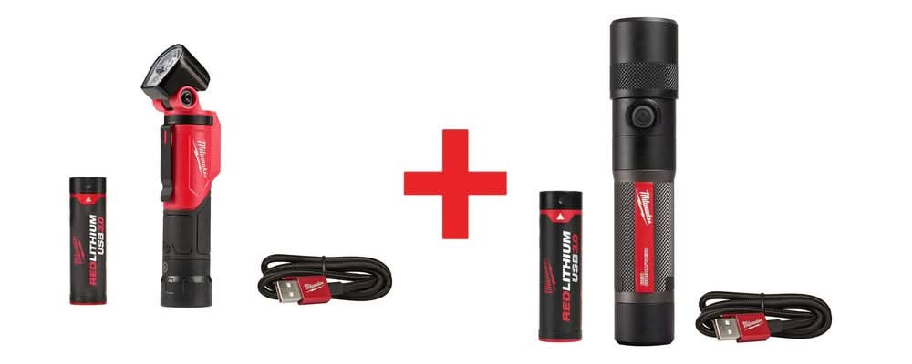 Milwaukee USB Rechargeable Pivoting Flashlight with 1100-Lumen Twist Focus Flashlight - Image 3