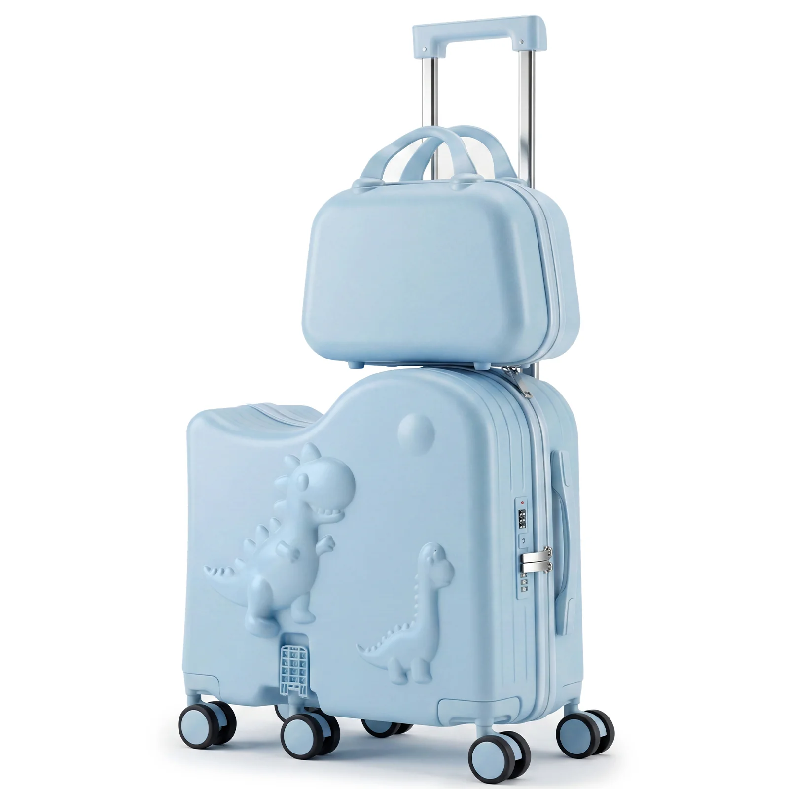 Advwin 20" Carry-On Suitcase with 12" Portable Bag - Image 1