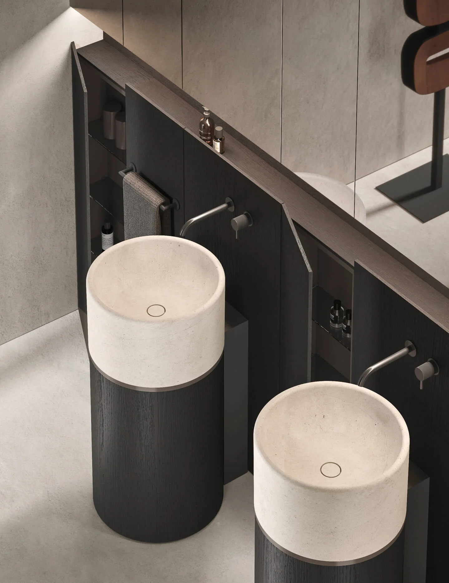 ROMA 23.04 l washbasin & mirror by NOORTH - Image 2