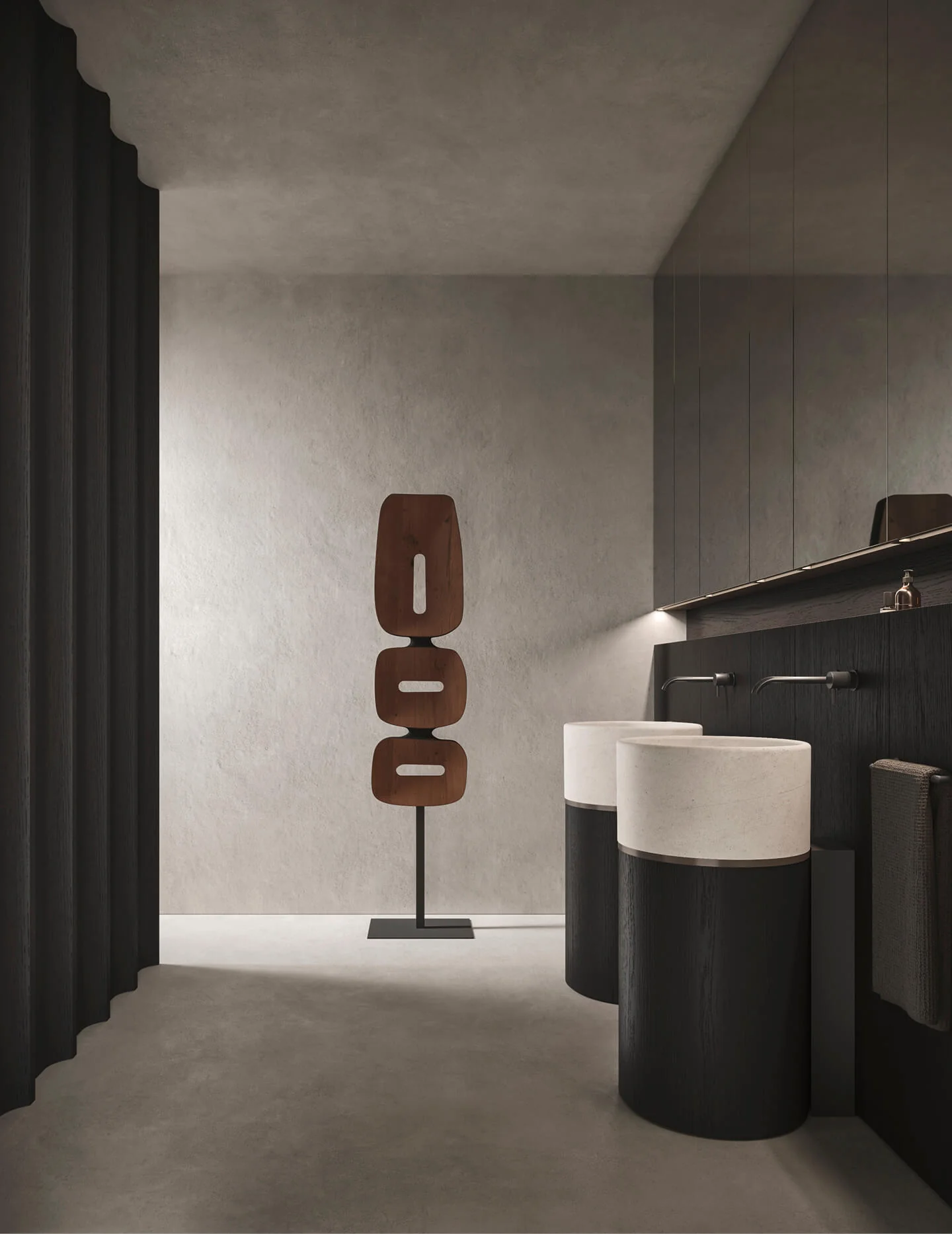 ROMA 23.04 l washbasin & mirror by NOORTH - Image 1