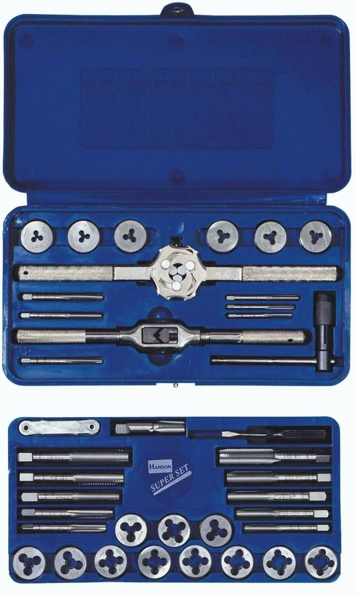 Irwin 23614 HANSON Machine Screw/Fractional Tap And Die Set 39 Piece Set - Image 2