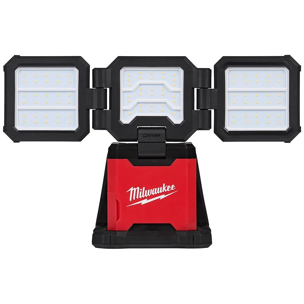 Milwaukee PROMO 2368-20 M18 ROVER Dual Power 4500-Lumen Triple-Panel Flood & Area Light, Tool Only (PROMO)