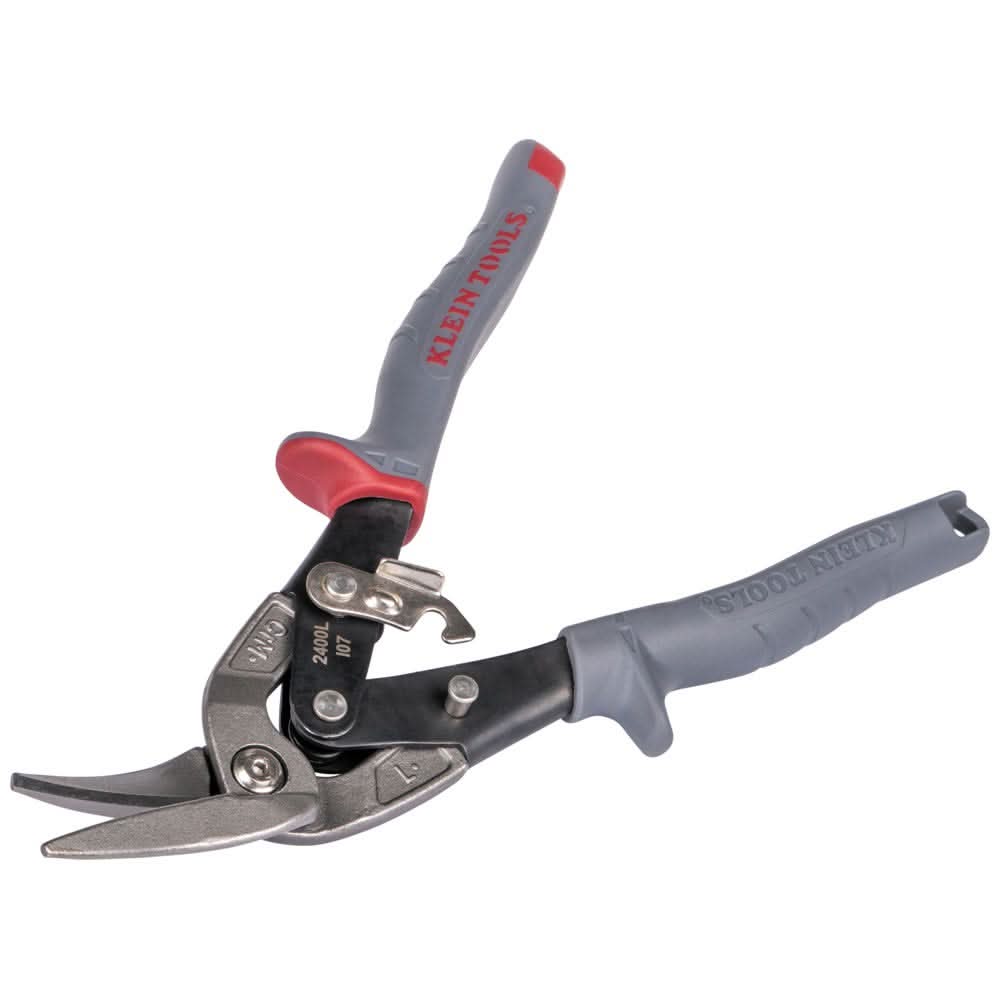 Klein Tools 2400L Offset Left-Cutting Aviation Snips - Image 3