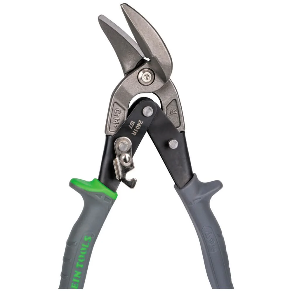 Klein Tools 2401R Offset Right-Cutting Aviation Snips - Image 2