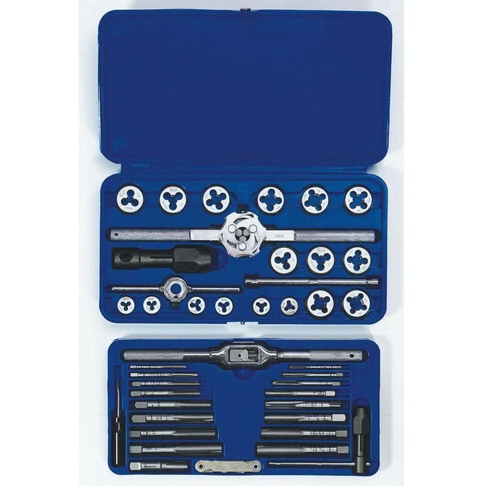 Irwin 24606 HANSON 41-Piece Machine Screw/Fractional Tap And Die Set 41 Piece Set - Image 1
