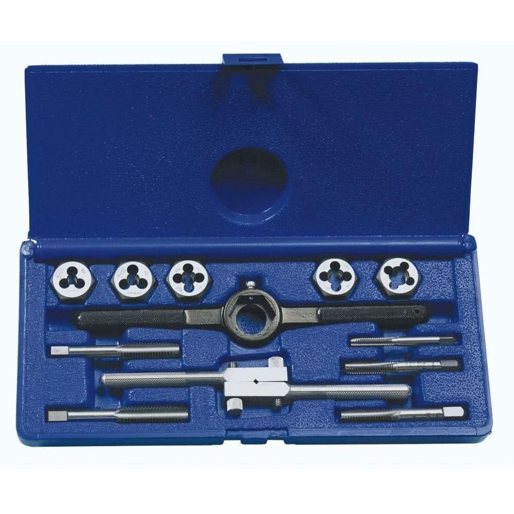 Irwin 24612 12-pc Fractional Tap & Hex Die Set - Image 1