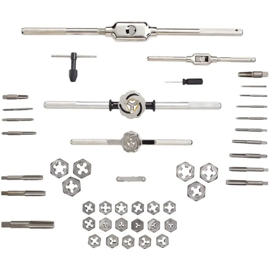 Irwin 24640 HANSON 53-Piece Machine Screw/Fractional Tap And Die Set 53 Piece Set - Image 1