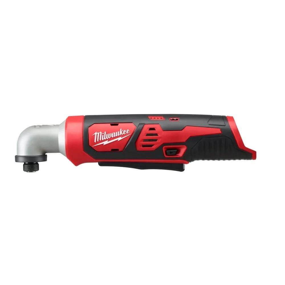 Milwaukee M12 1/4" Hex Right Angle Impact Driver, Tool Only with Vega Spin-Grip 1/4 in. Hex Bit Holder, 12 in. and 10pc Electrician's Set - Image 2
