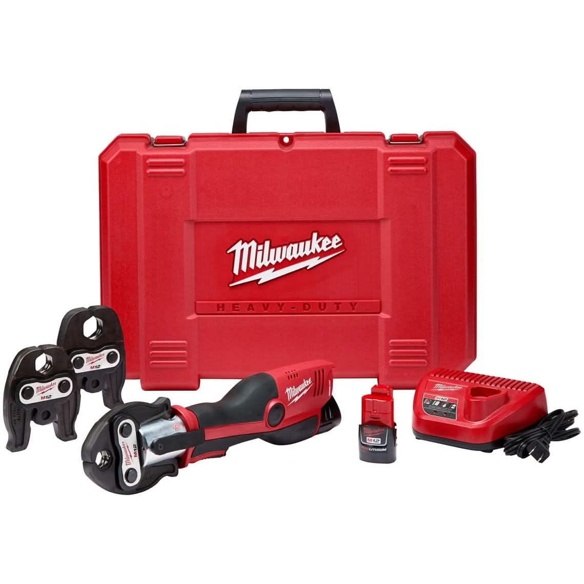 Milwaukee 2473-22 M12 FORCE LOGIC Press Tool Kit with Jaws with Extra Battery Pack - Image 2