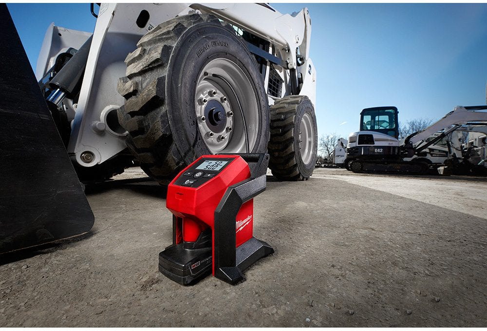 Milwaukee 2475-20 M12 Cordless Compact Tire Inflator, Tool Only (PROMO) - Image 2