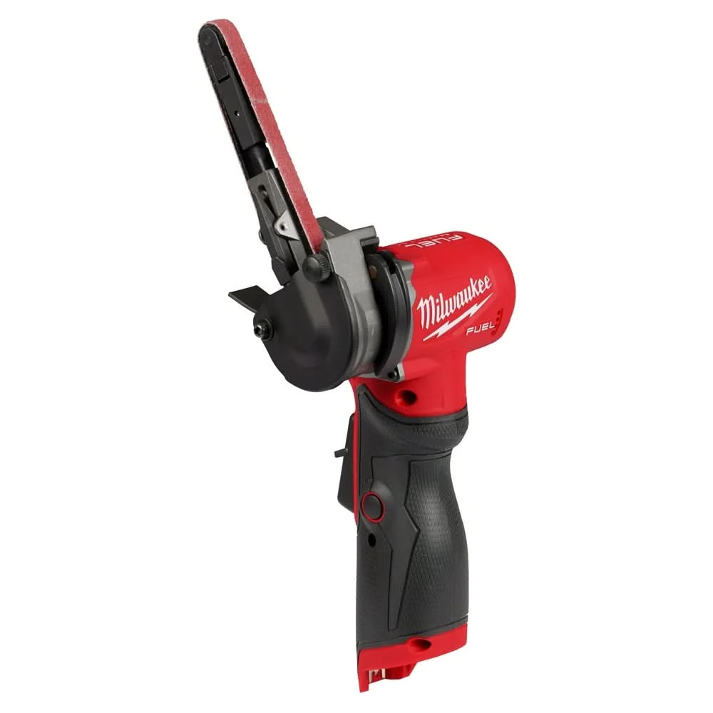 Milwaukee 2483-20 M12 FUEL 3/8″ X 13″ Bandfile Belt Sander, Tool Only