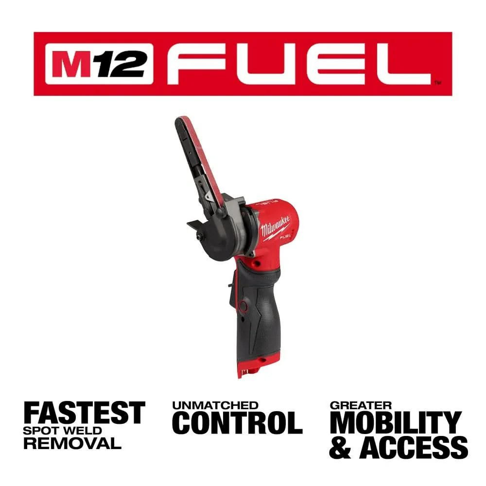Milwaukee 2483-20 M12 FUEL 3/8" X 13" Bandfile Belt Sander, Tool Only - Image 3