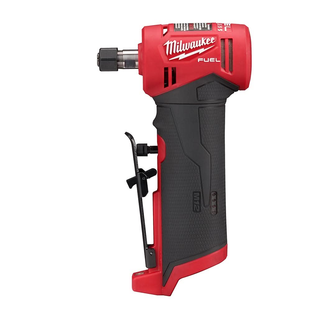 Milwaukee M12 FUEL Brushless Right Angle Die Grinder with XC 5.0Ah Battery Pack - Image 2