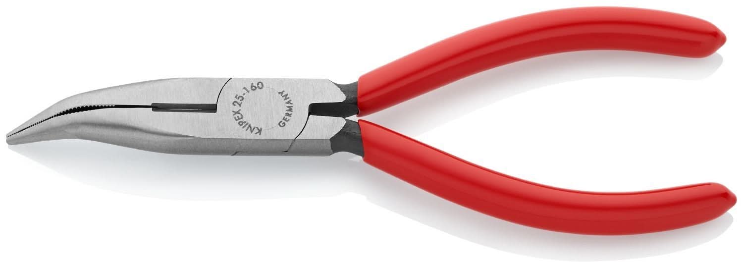 Knipex 25 21 160 Long Nose 40&deg; Angled Pliers with Cutter - Image 2