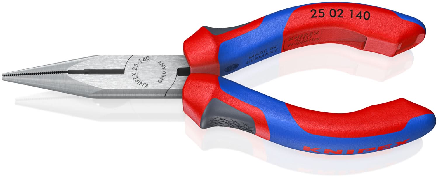 Knipex 25 02 140 Long Nose Pliers with Cutter - Image 2