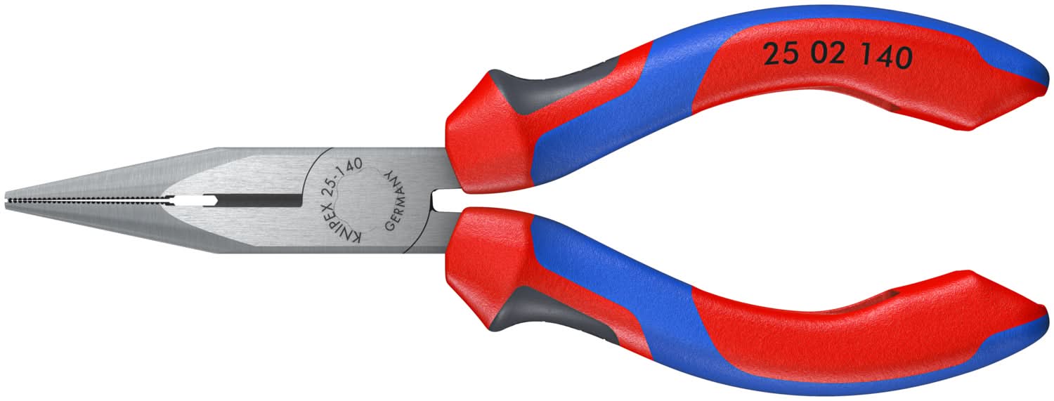 Knipex 25 02 140 Long Nose Pliers with Cutter - Image 1