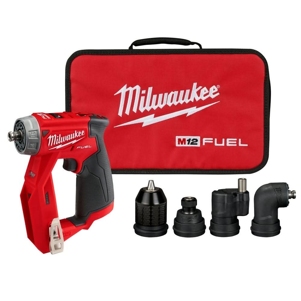 Milwaukee M12 FUEL SURGE 1/4" Hex Hydraulic Impact Driver and Installation 5-in-1 Drill / Driver (Bare Tools) - Image 3