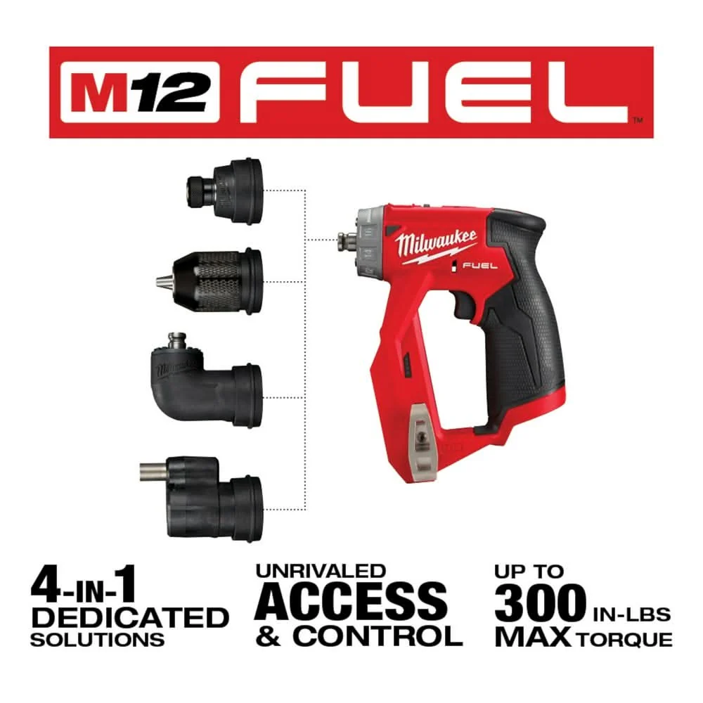 Milwaukee 2505-20 M12 FUEL Brushless Installation 5-in-1 Drill / Driver, Tool Only - Image 3