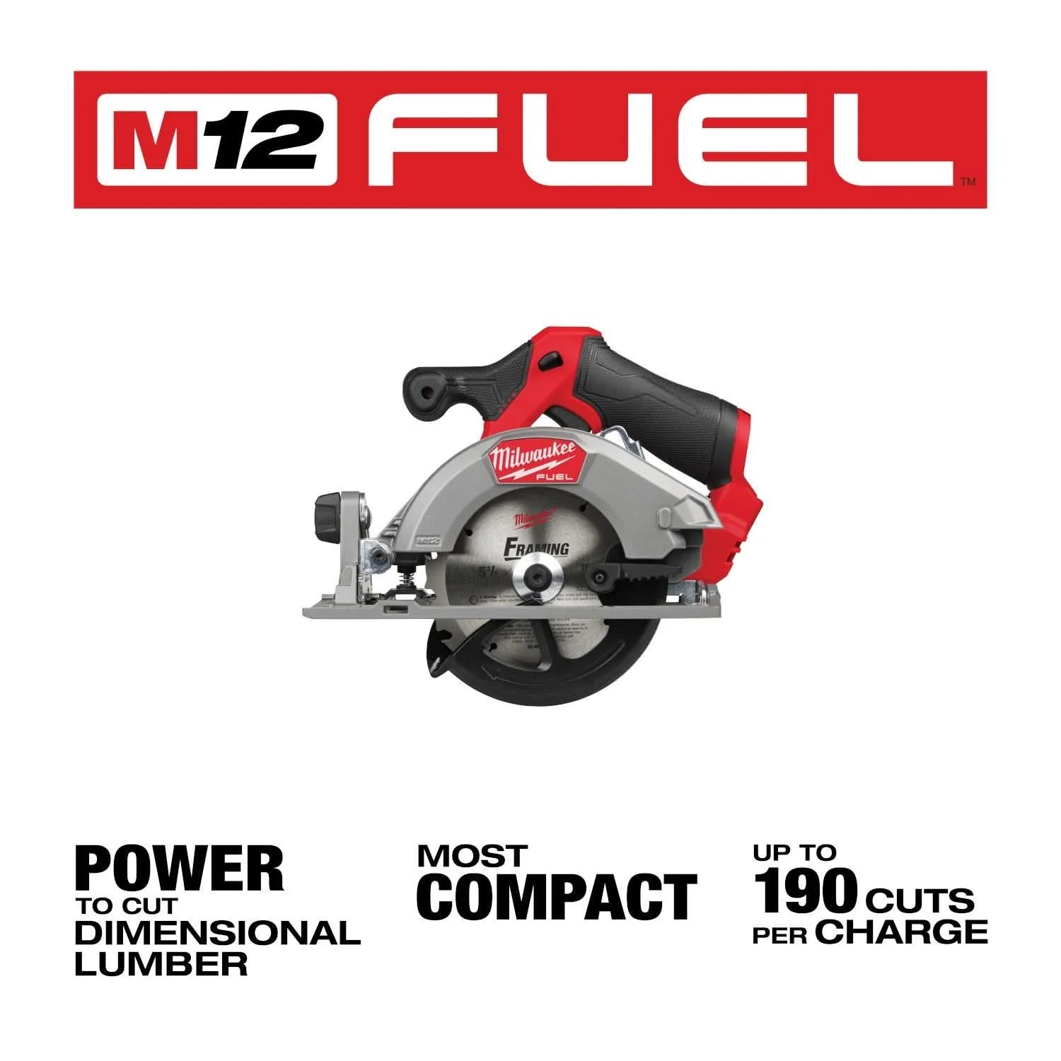 Milwaukee PROMO 2521-20 M12 FUEL 5-3/8" Circular Saw (PROMO) - Image 2
