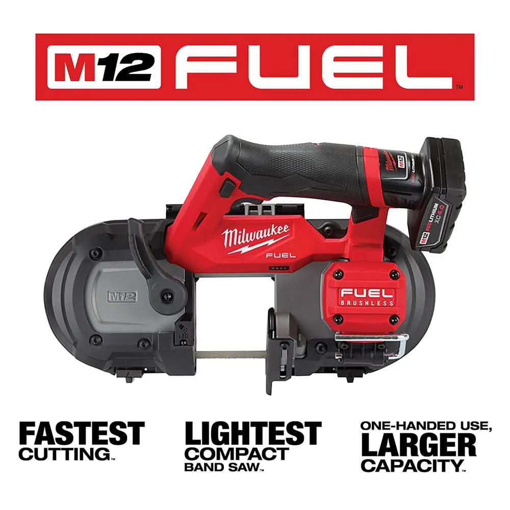 Milwaukee 2529-21XC M12 FUEL Compact Band Saw 4.0Ah + 5.0Ah Kit - Image 2