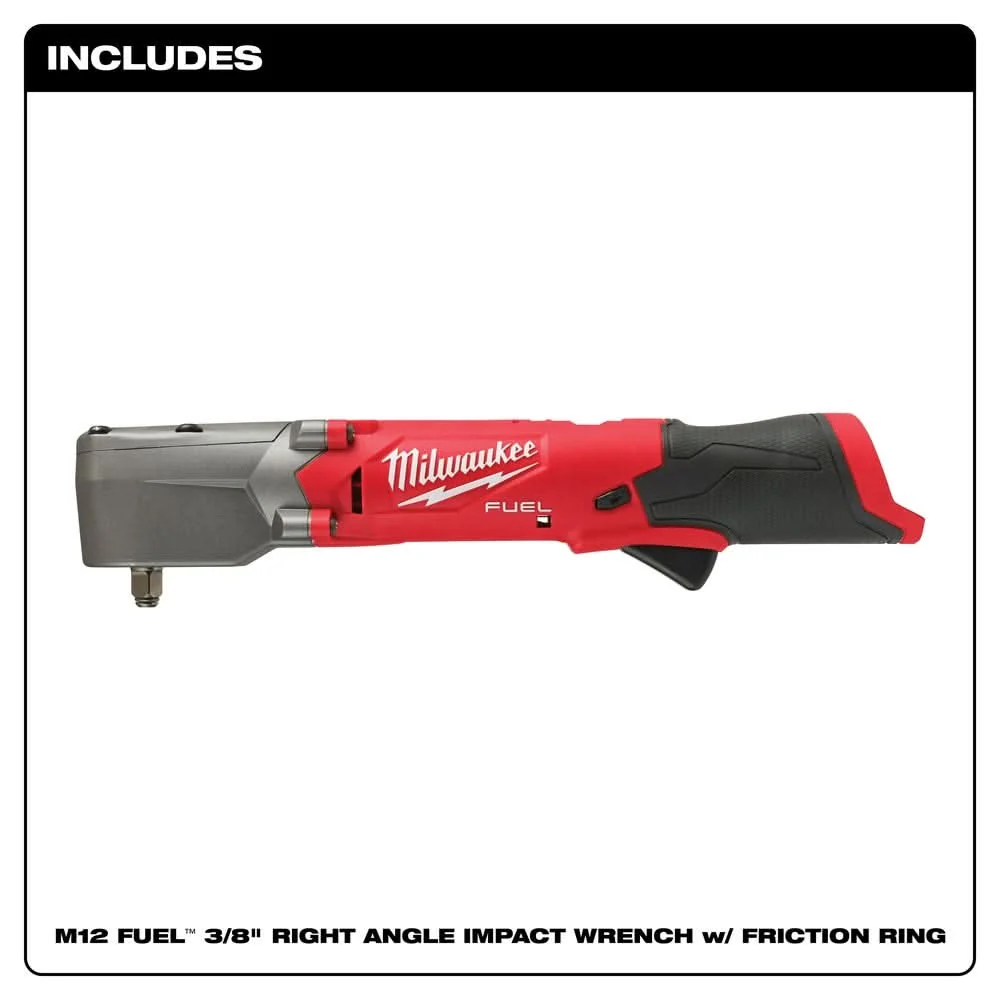Milwaukee 2564-20 M12 FUEL 3/8" Right Angle Impact Wrench, Tool Only - Image 2