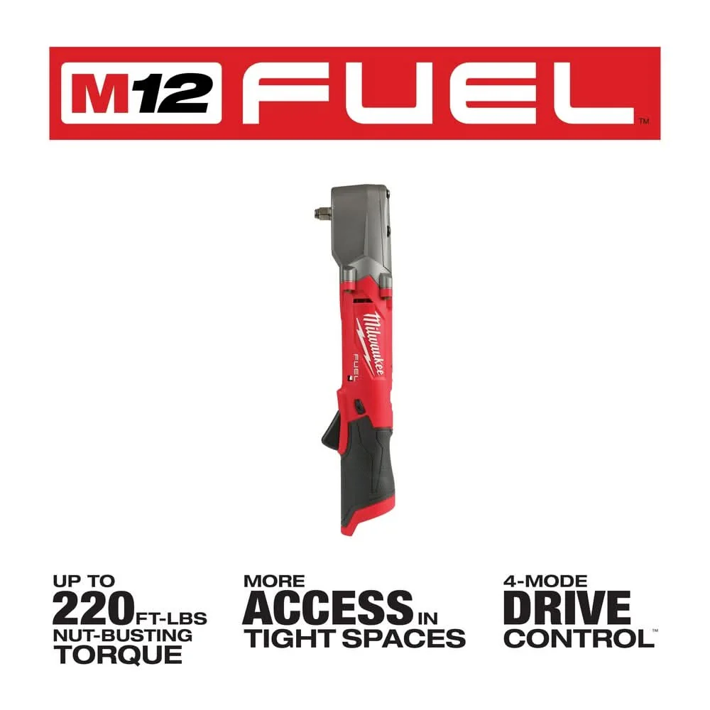 Milwaukee 2564-20 M12 FUEL 3/8" Right Angle Impact Wrench, Tool Only - Image 3