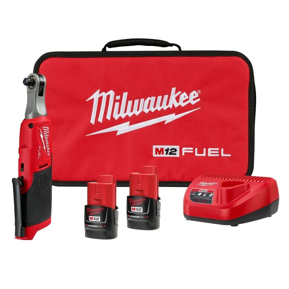 M12 FUEL 12V Cordless High Speed 3/8 in. Ratchet Kit with 3/8 in. Drive SAE and Metric Impact Socket Set (43-Piece) - Image 3
