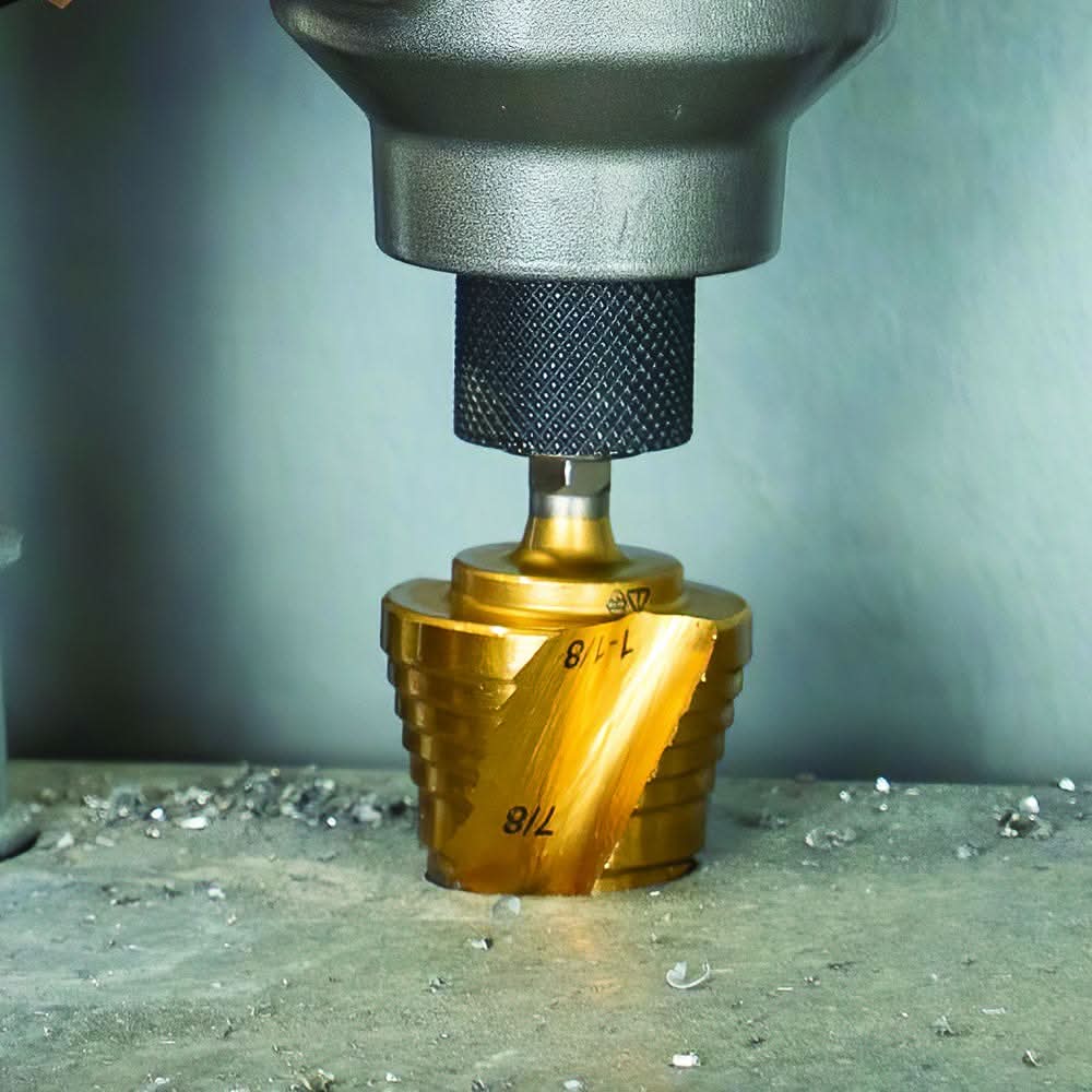Klein Tools 25951 Step Bit Kit, Spiral Double-Fluted, VACO, 3-Piece - Image 2