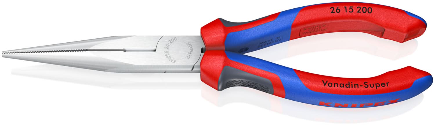 Knipex 26 15 200 Long Nose Pliers with Cutter - Image 2