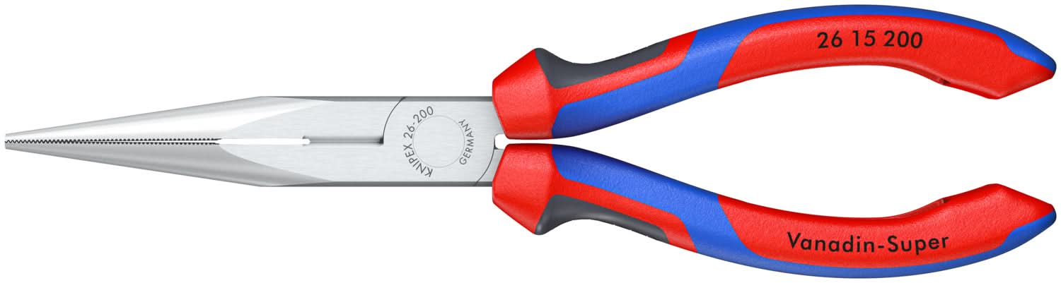 Knipex 26 15 200 Long Nose Pliers with Cutter - Image 1