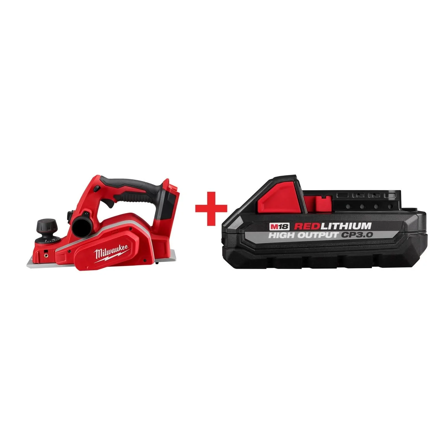 Milwaukee M18 3-1/4" Planer with Battery - Image 1