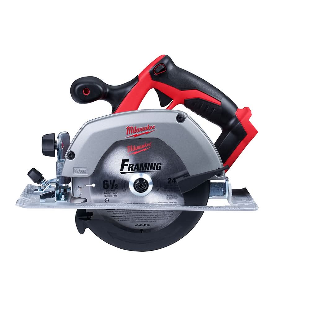 Milwaukee M18 6-1/2" Circular Saw with M18 REDLITHIUM HIGH OUTPUT XC 6.0Ah Battery 2-Pack - Image 2