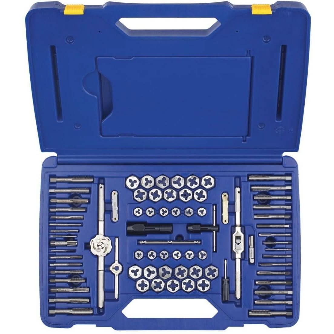 Irwin 26376 HANSON Machine Screw/Fractional/Metric Tap And Die Set 76 Piece Set - Image 1