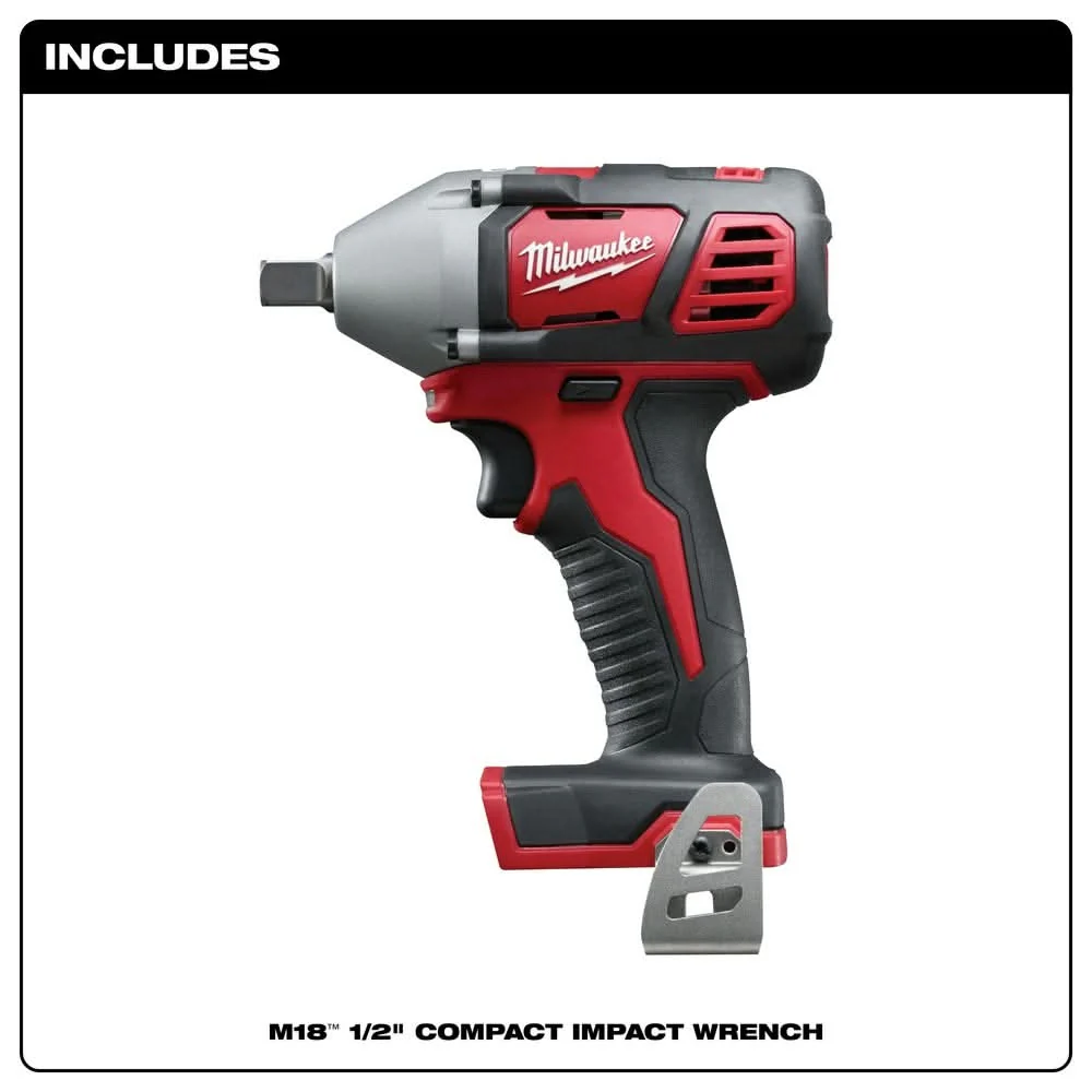 Milwaukee 2659-20 M18 1/2" Impact Wrench with Pin Detent - Image 2
