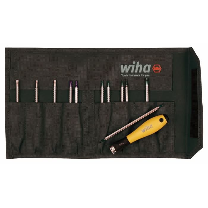 Wiha 26985 12-Piece System 4 ESD Safe Drive-Loc Blade Set - Image 1