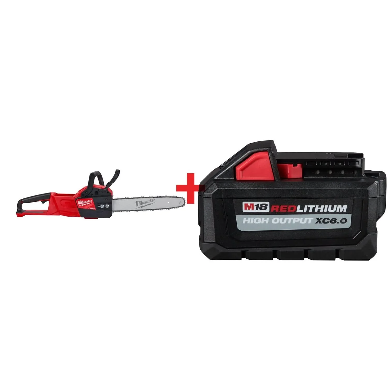 Milwaukee M18 FUEL 16" Chainsaw with M18 6.0Ah Battery Pack - Image 1
