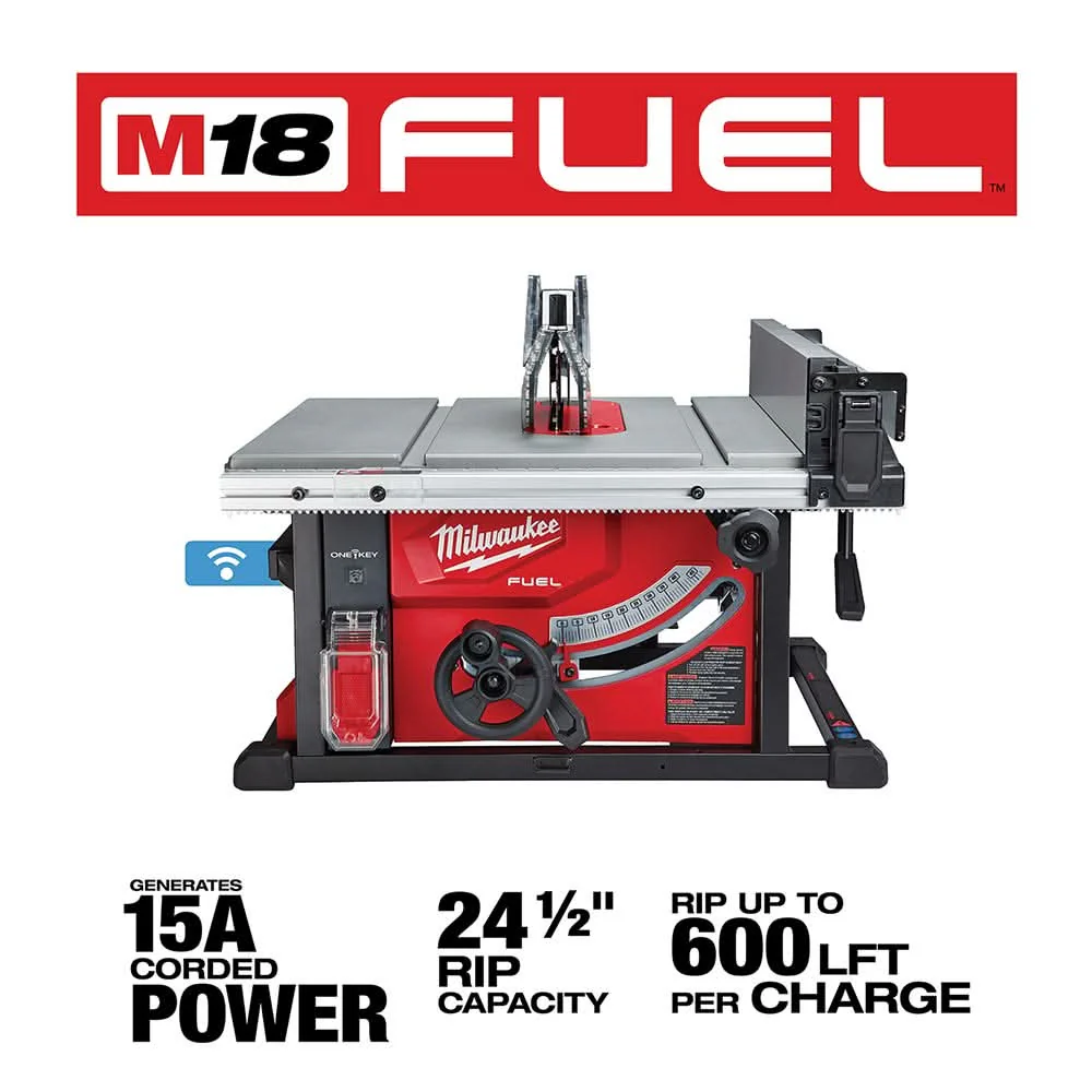 Milwaukee 2736-20 M18 FUEL 8-1/4" Table Saw with One-Key, Tool Only - Image 3