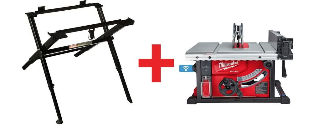 M18 FUEL ONE-KEY 18-Volt Lithium-Ion Brushless Cordless 8-1/4 in. Table Saw W/ Table Saw Stand (Tool Only) - Image 3