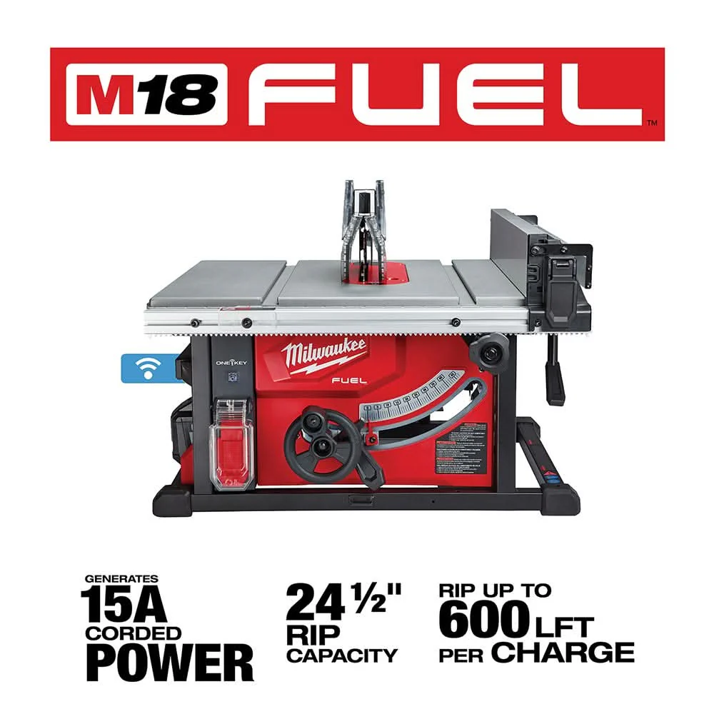 Milwaukee 2736-21HD M18 FUEL 8-1/4-Inch Table Saw with One-Key 12.0Ah HD Kit - Image 3