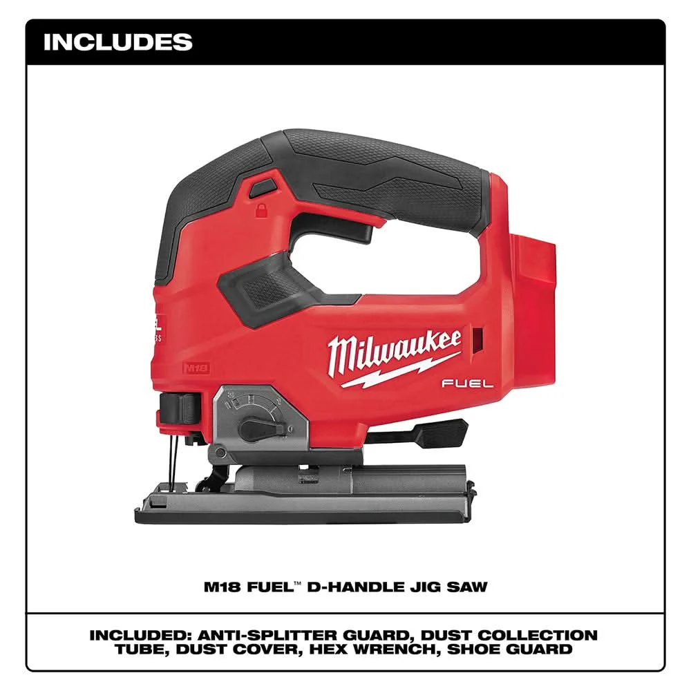 Milwaukee 2737-20 M18 Fuel D-Handle Jig Saw, Tool Only - Image 2