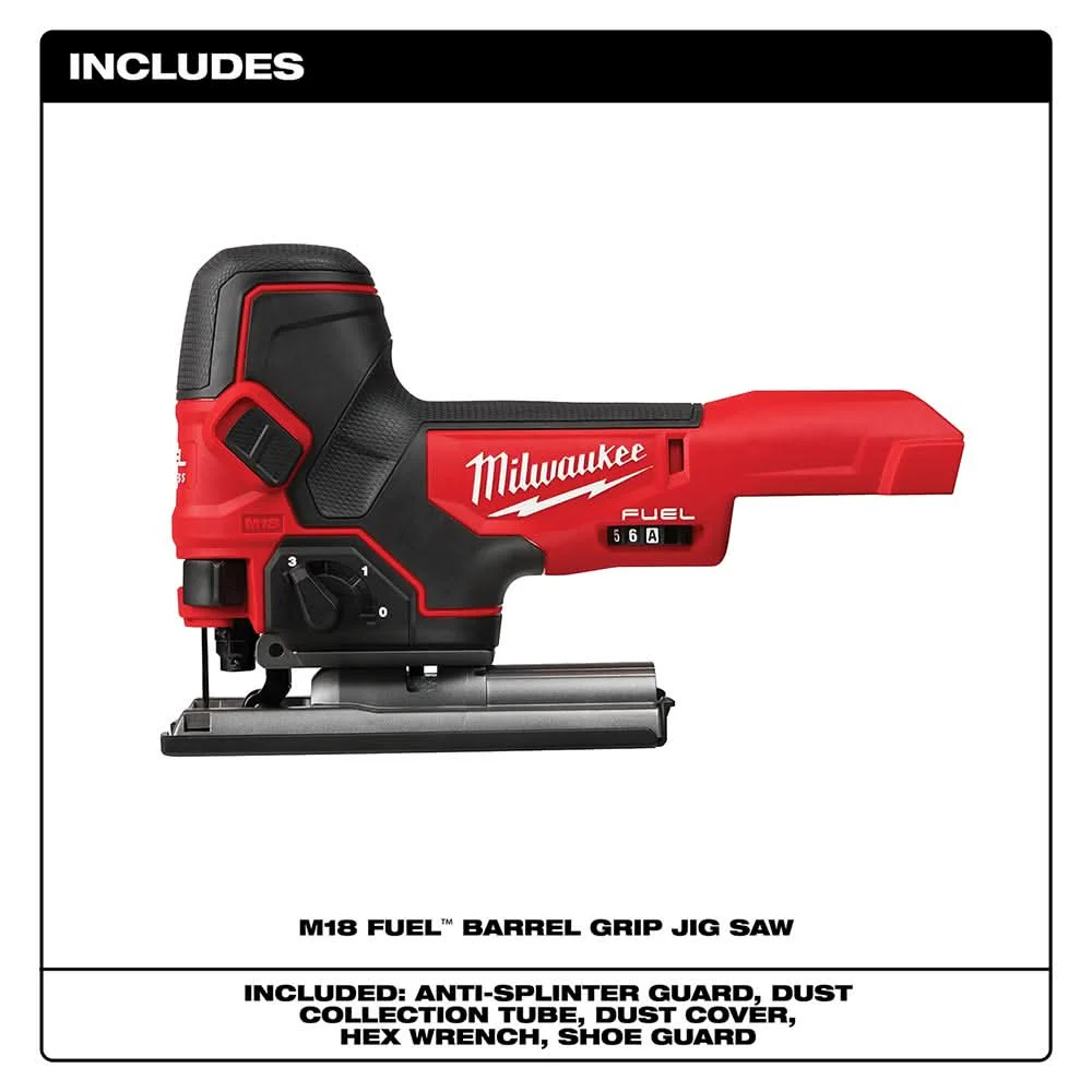 Milwaukee 2737B-20 M18 Fuel Barrel Grip Jig Saw, Tool Only - Image 2